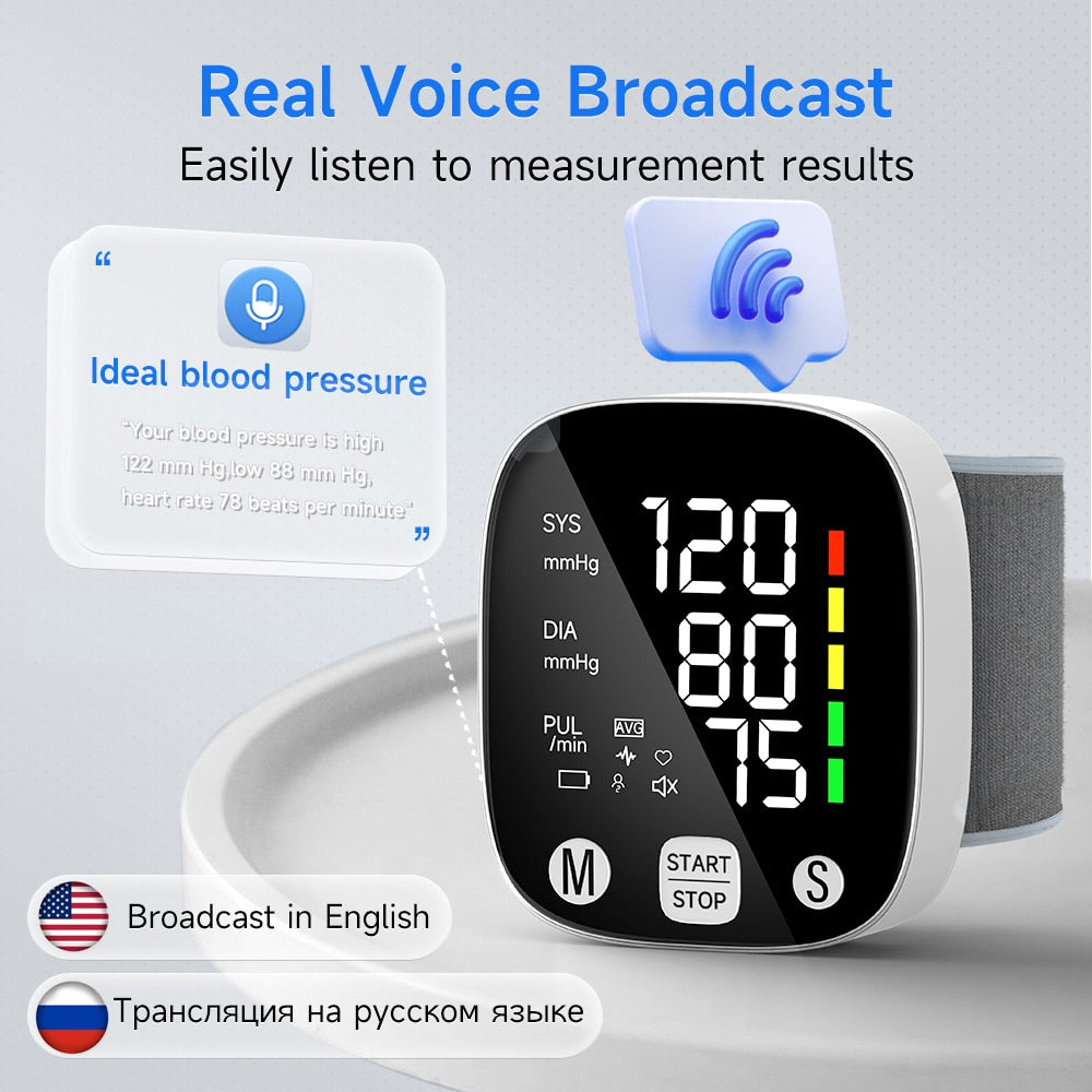 Digital Wrist Blood Pressure Monitor